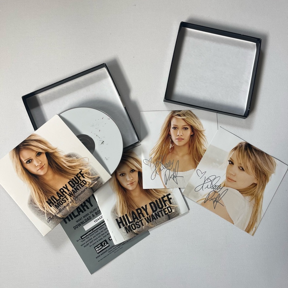 Hilary Duff Most Wanted The Collectors Signature Edition CD set RARE